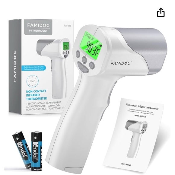 Medical Grade Contactless Sensor Thermometer Instant Read Results with light - Picture 2 of 13